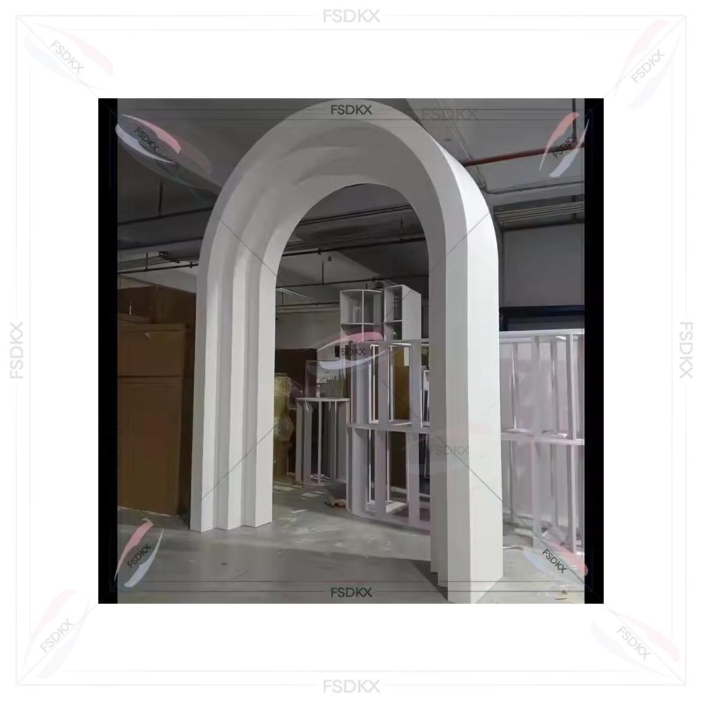 Party Event Supplier - Luxury White PVC Acrylic Wall Backdrop