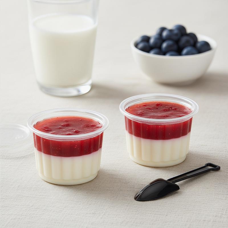 50Pcs Disposable Yogurt Cup Wi - Plastic Cup 50Pcs ulasan dan harga