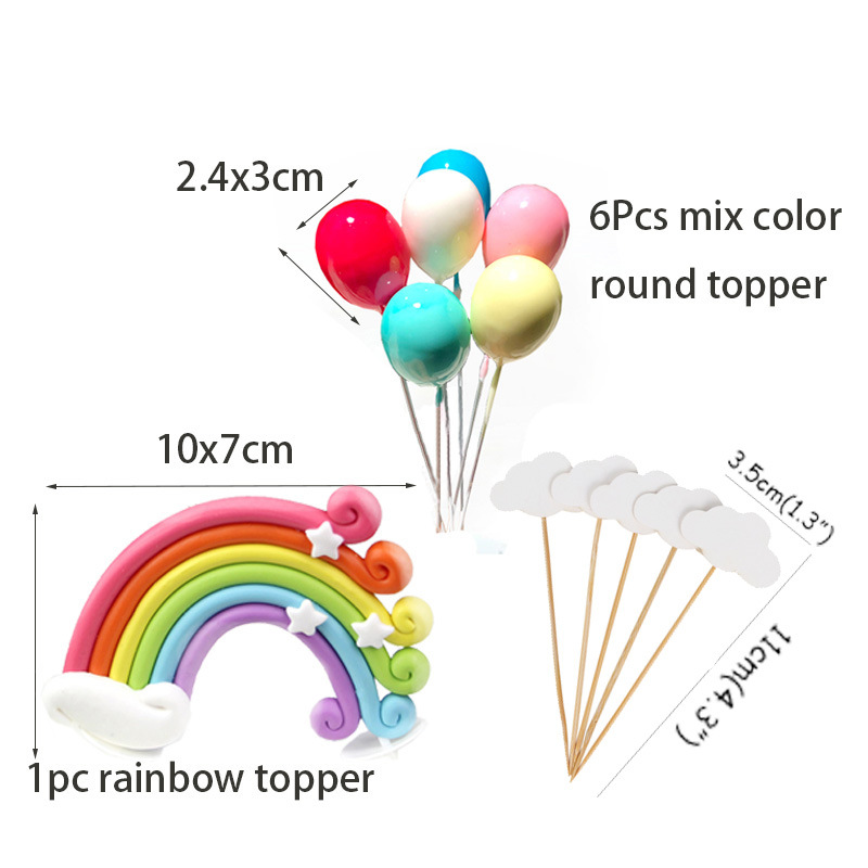 Colorful Balloon Rainbow Cloud - Eve Party ulasan dan harga
