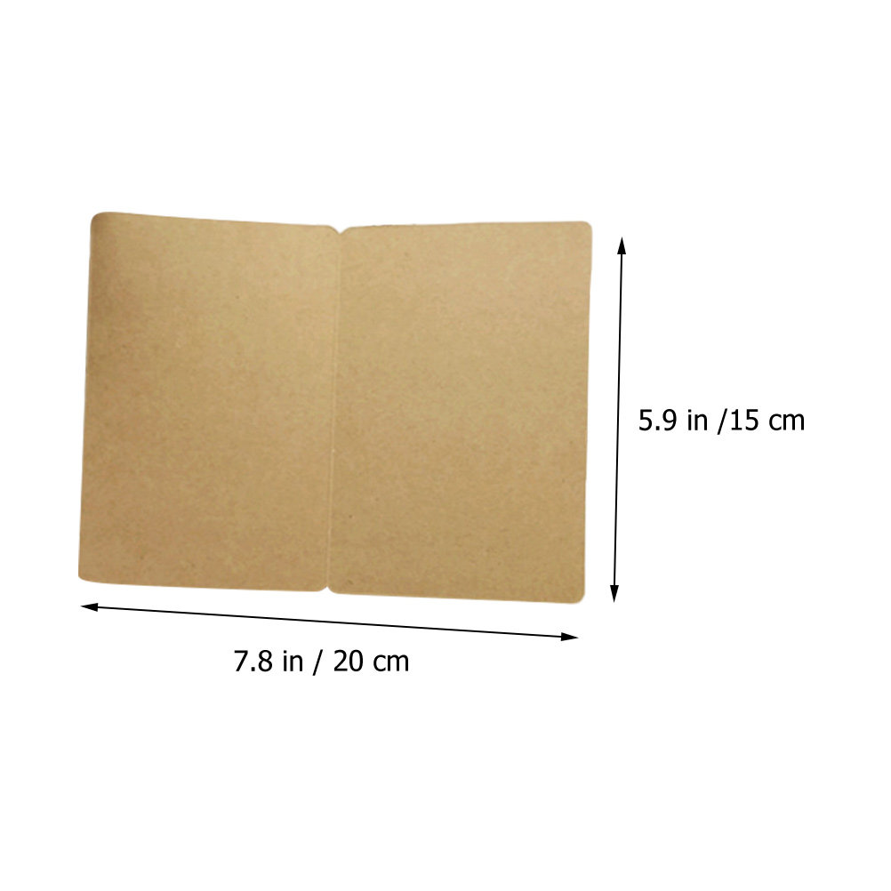 20Pcs Rustic Blank Cards Kraft - Papercraft Supply Invitation ulasan dan harga