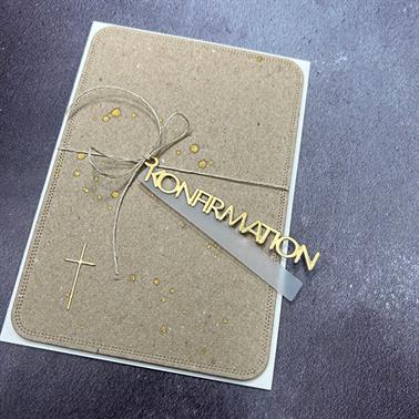 Student Invitation Words Metal - Papercraft Supply Invitation ulasan dan harga