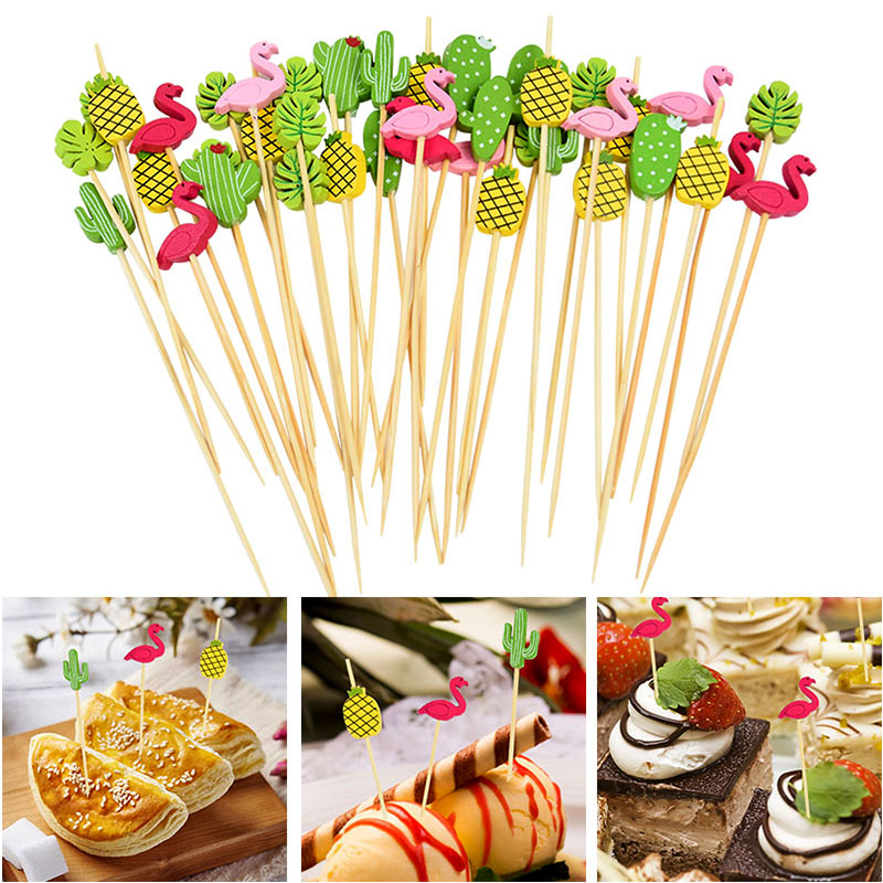 100Pcs Disposable Bamboo Skewe - Centerpiece Stick ulasan dan harga