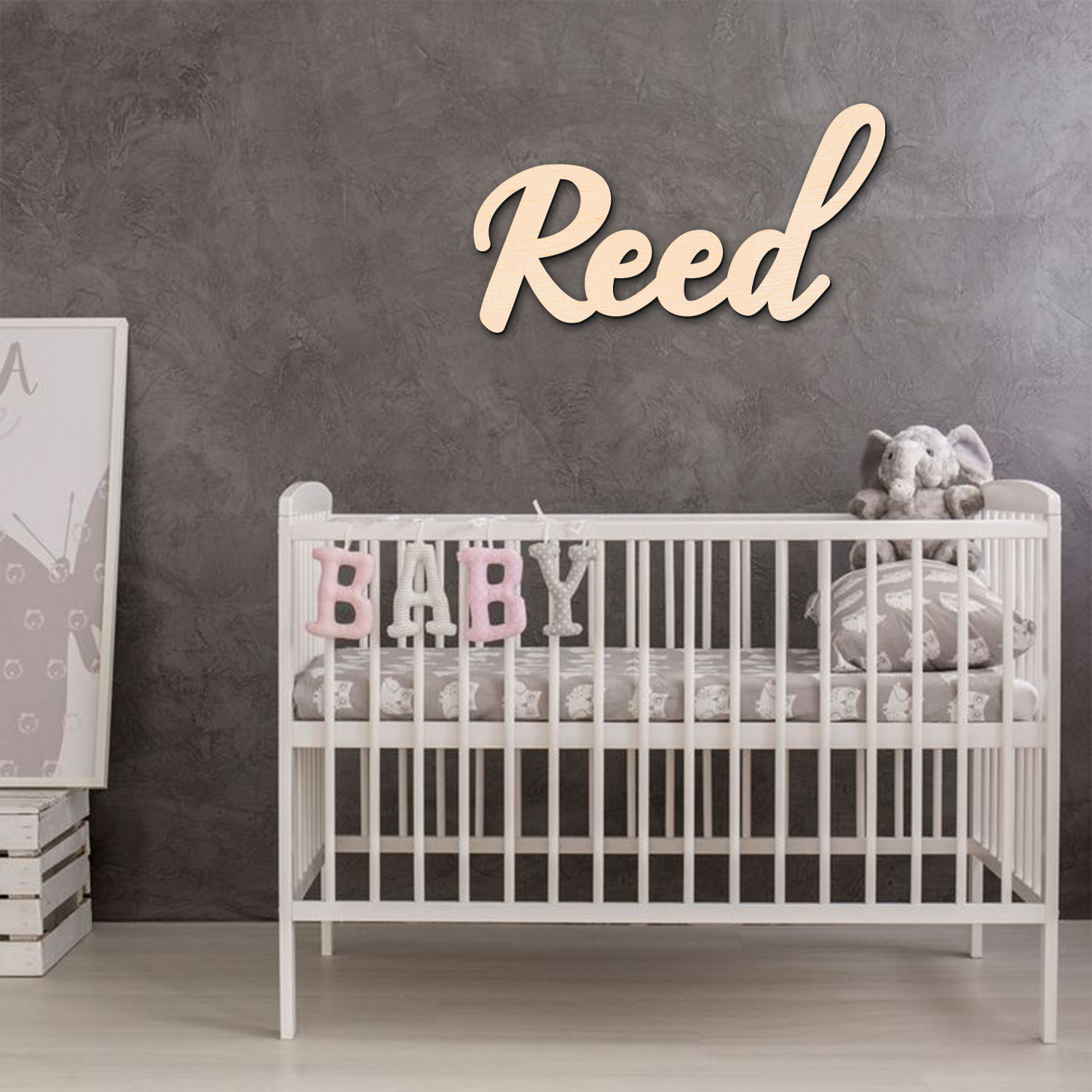 1pc personalized wooden surnam - Eve Party ulasan dan harga