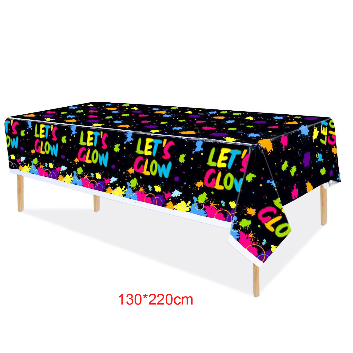Neon Party Supplies Let Glow P - Let'S Party Event Supply ulasan dan harga