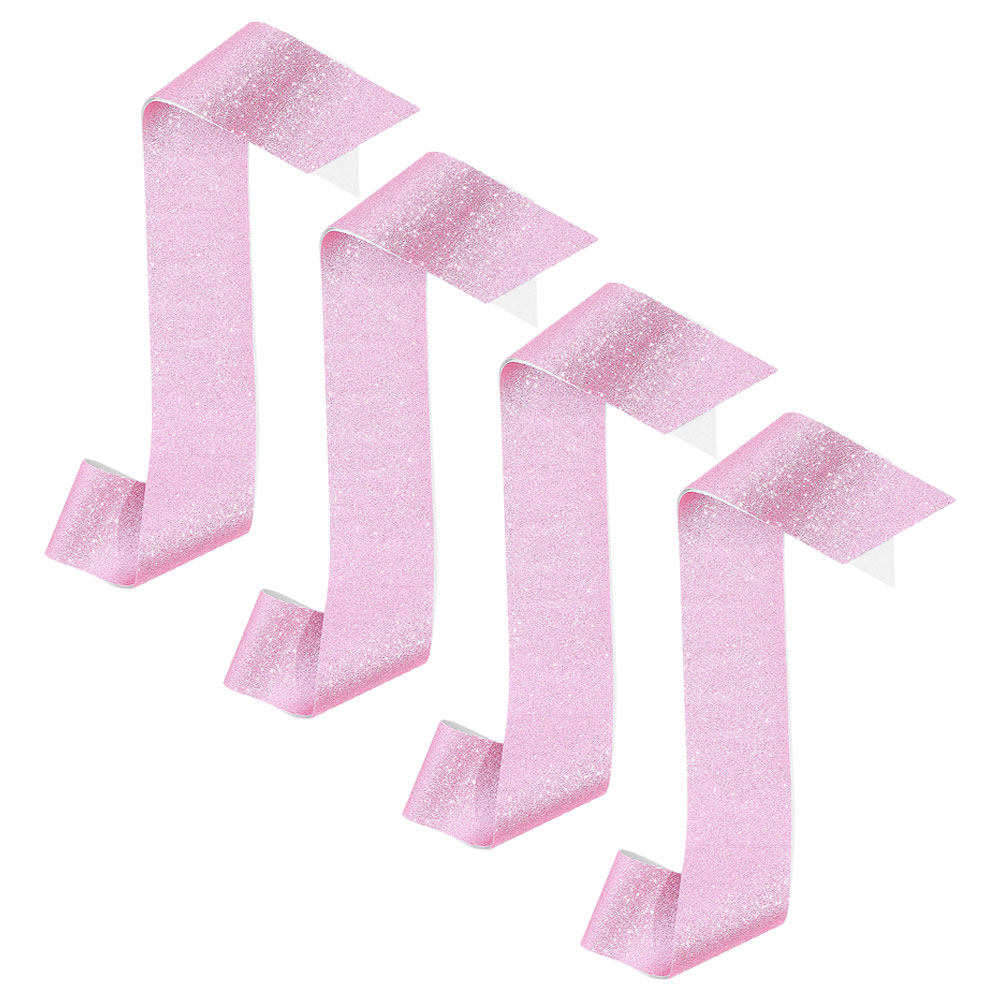 4Pcs Blank Glitter Sash DIY Sa - Birthday Sash Glitter ulasan dan harga