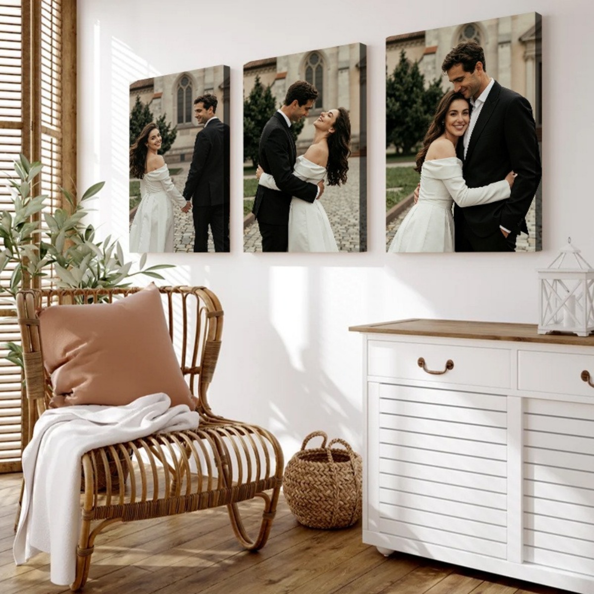Set of 3 Custom Photo Canvas P - Eve Party ulasan dan harga