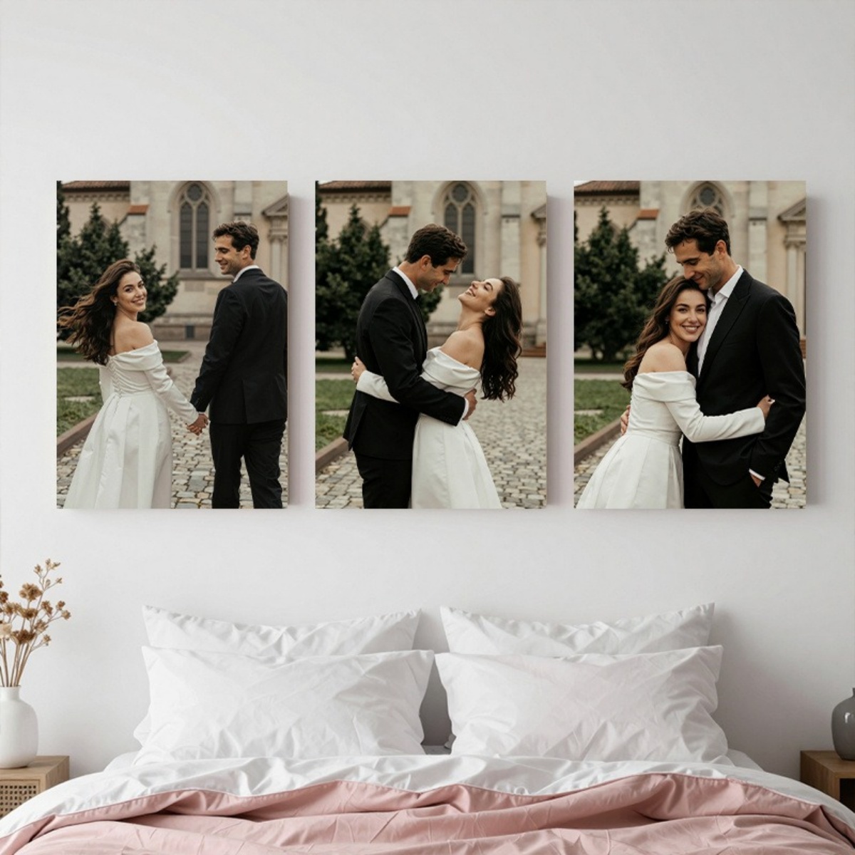 Set of 3 Custom Photo Canvas P - Eve Party ulasan dan harga