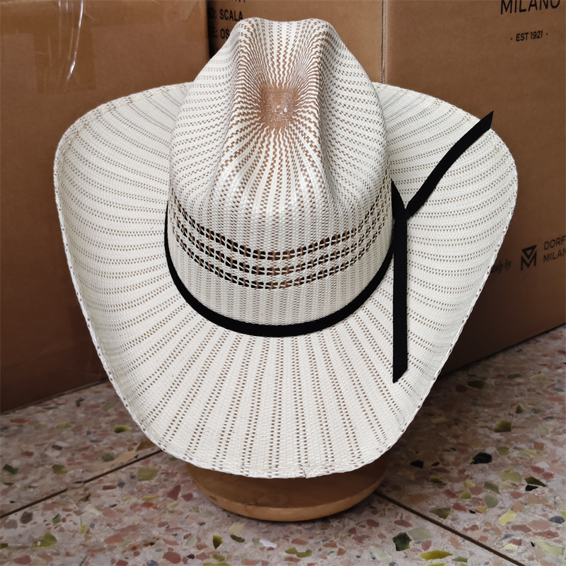 Cowboy Hat Colorful Rolled Cuf - Paper Straw Color ulasan dan harga
