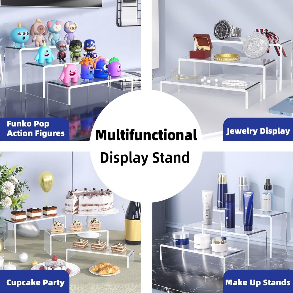 6 Pack Clear Cupcake Display R - Cupcake Stand Tier ulasan dan harga