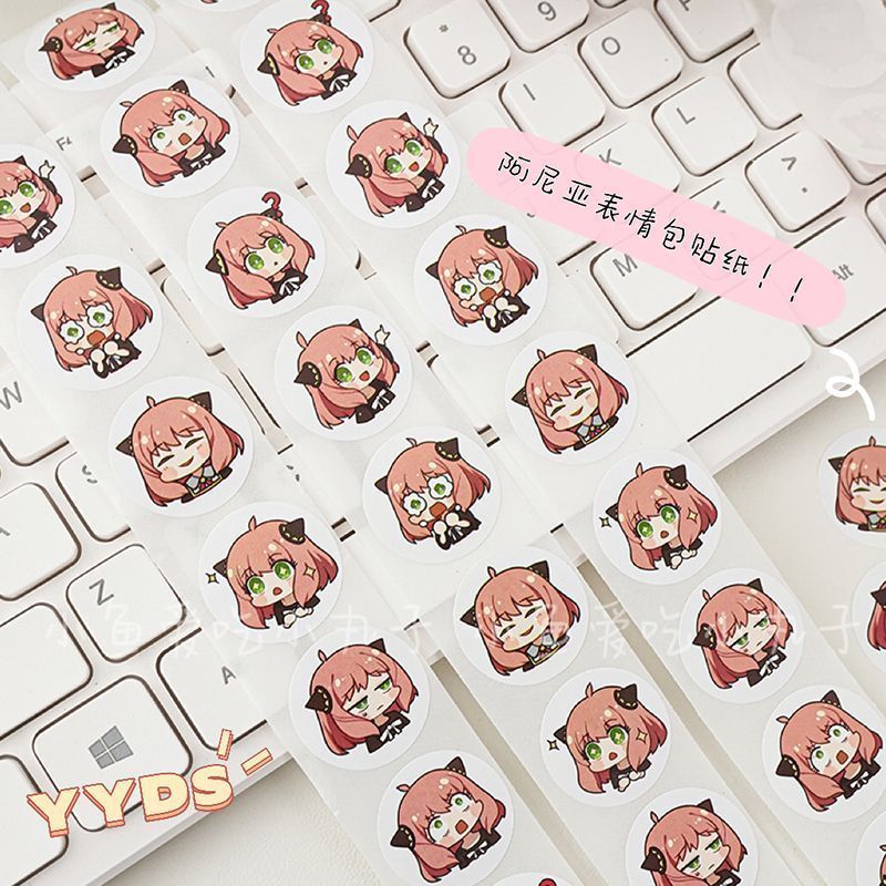 500PCS Spy Family Ania Cute Cu - Supply Event ulasan dan harga