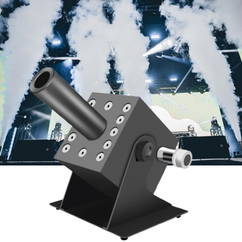 Colorful RGB 3in1 LED CO2 JET  - Confetti Cannon Tube ulasan dan harga