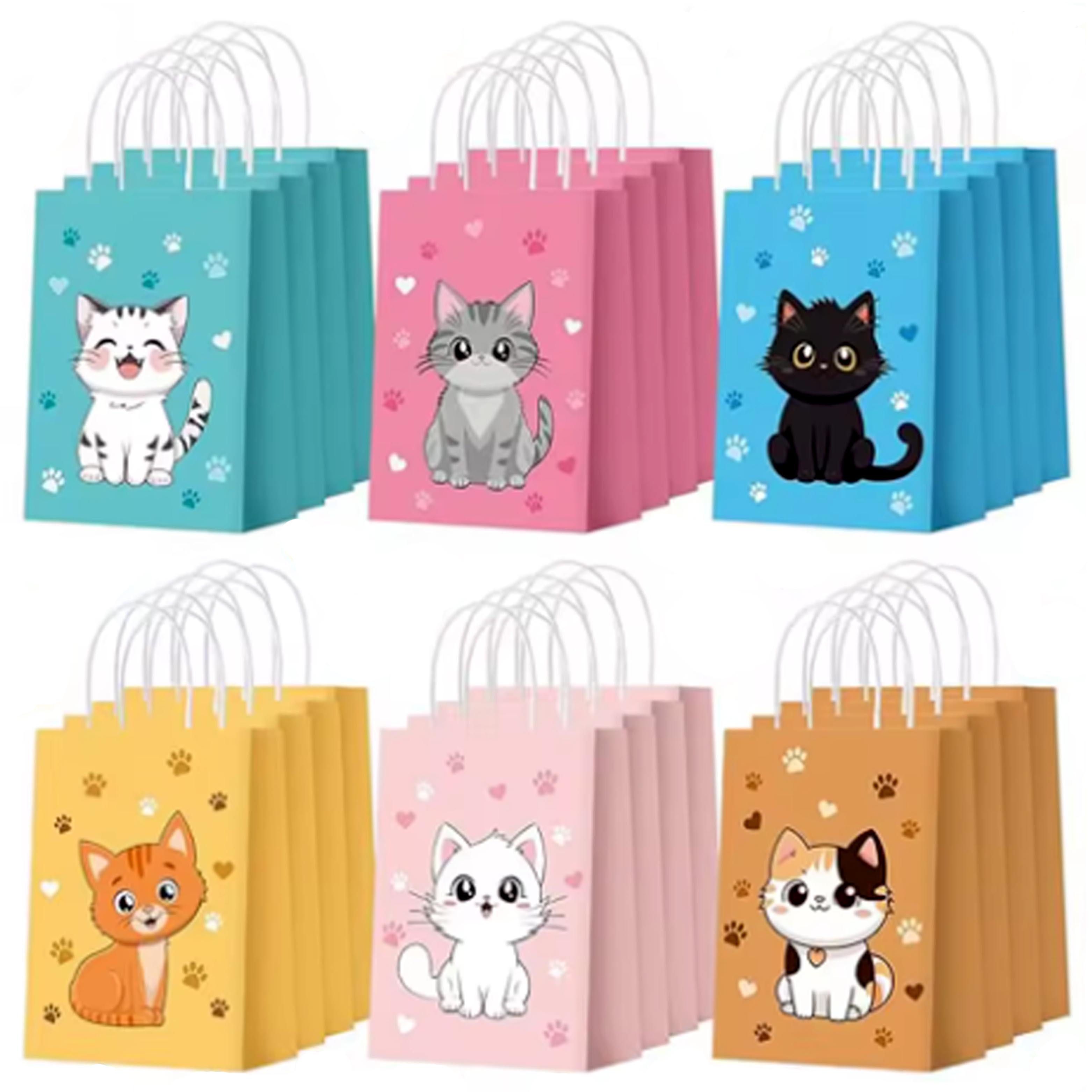 6-48Pcs Colorful Cartoon Cat P - Event Party Shop ulasan dan harga