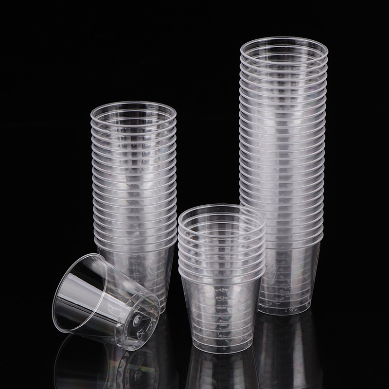 50Pcs/set Disposable Cups 30ML - Plastic Cup 50Pcs ulasan dan harga