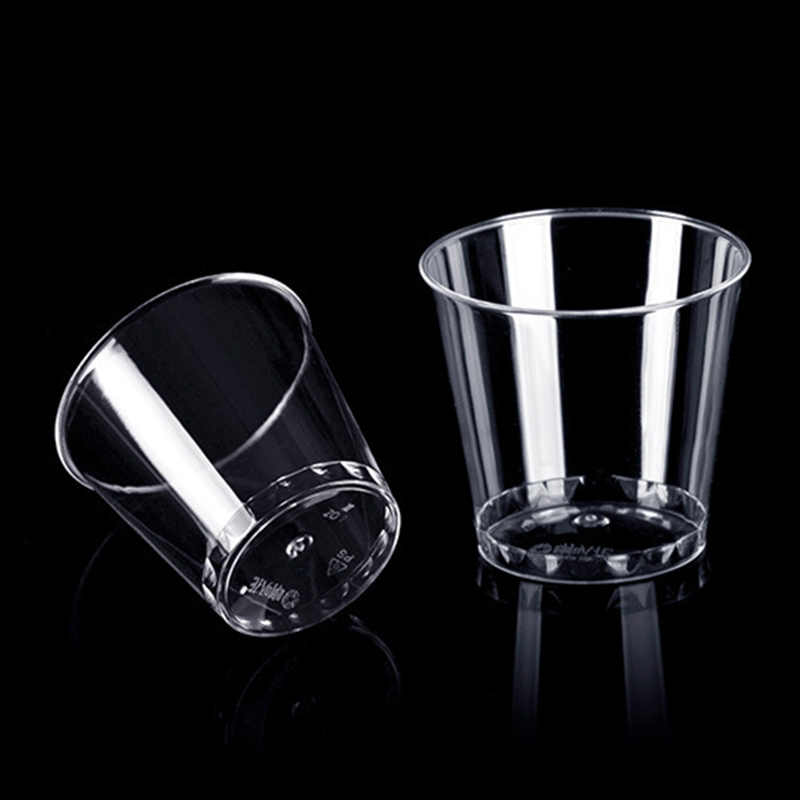 50PCS Mini Clear Plastic Dispo - Plastic Cup 50Pcs ulasan dan harga