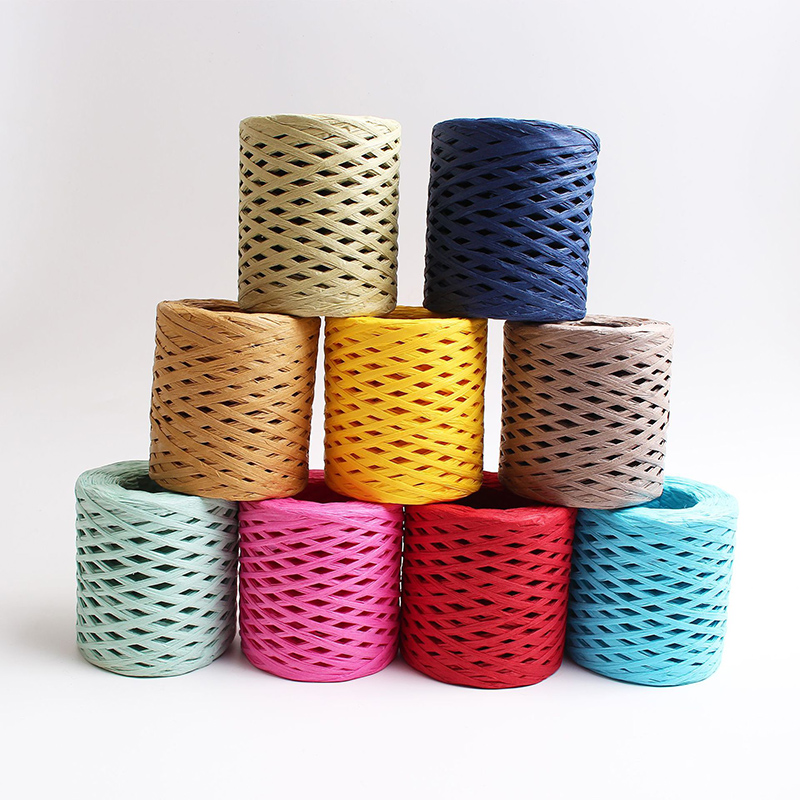 200M/Roll Raffia Paper Craft R - Papercraft Supply Ribbon ulasan dan harga
