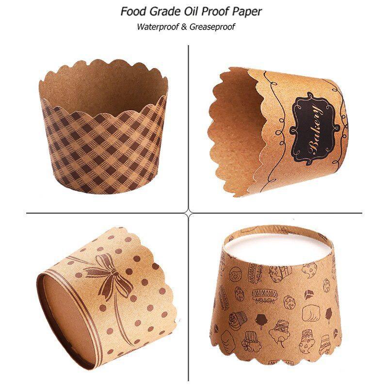 50Pcs/Pack Cupcake Paper Cups  - Plastic Cup 50Pcs ulasan dan harga