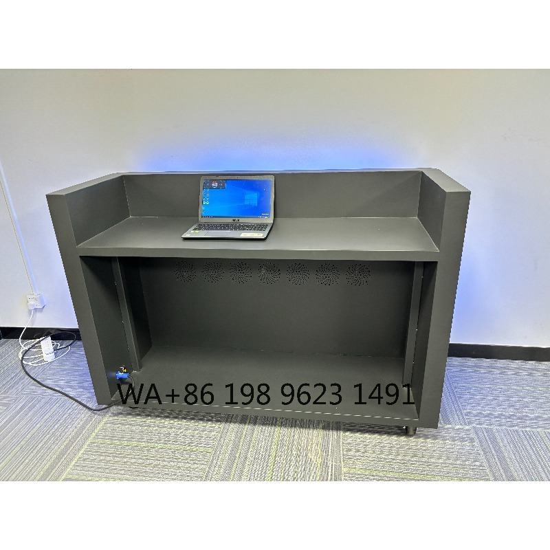 Portable DJ Booth Facade LED V - Event Party Dj ulasan dan harga