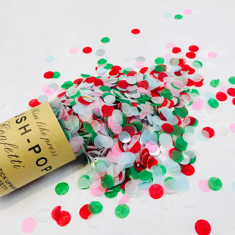 2pcs Multicolor Paper Scrap Fo - Confetti Cannon Tube ulasan dan harga