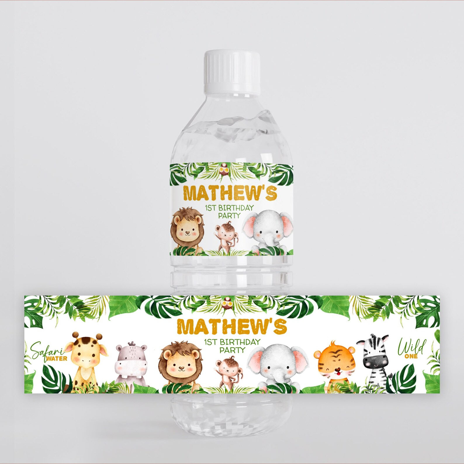 Custom Water Bottle Label, Per - Party Event Supplier ulasan dan harga