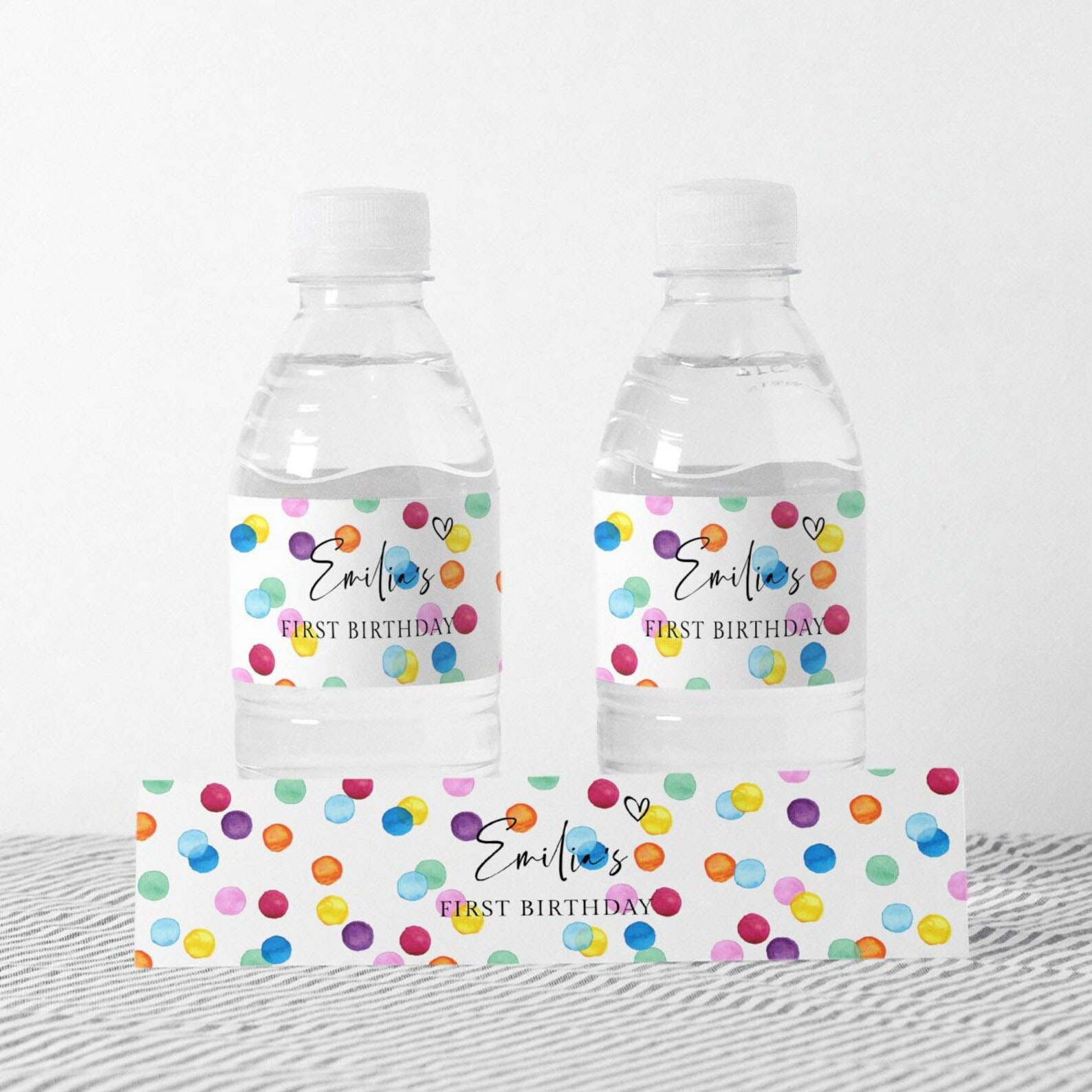 Custom Water Bottle Label, Per - Party Event Supplier ulasan dan harga