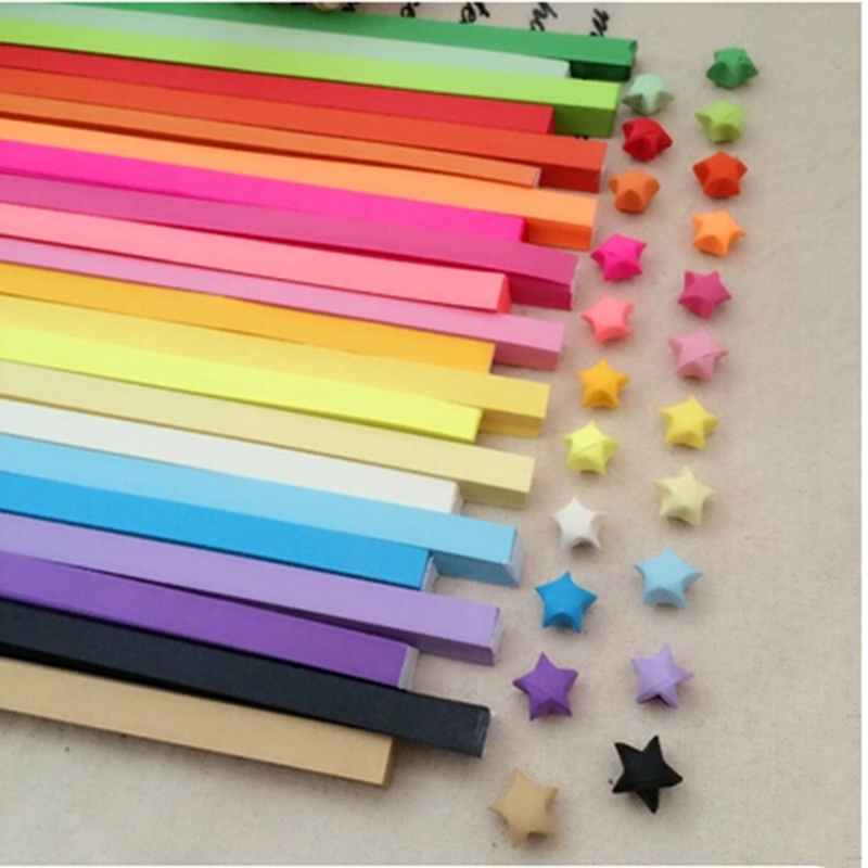 27 Colors Double Sided Origami - Papercraft Supply Ribbon ulasan dan harga