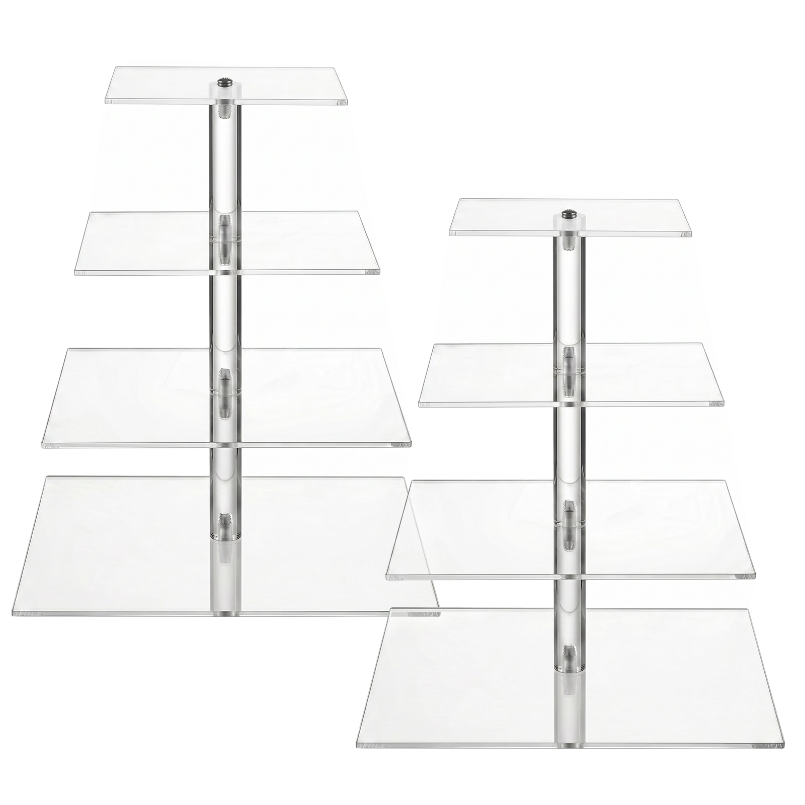 4 Tier Clear Cupcake Stand Cle - Cupcake Stand Tier ulasan dan harga
