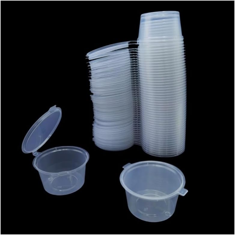 Disposable Clear Plastic Sauce - Plastic Cup 50Pcs ulasan dan harga